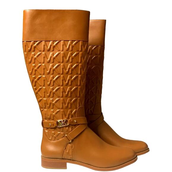 MICHAEL KORS Women's Logo Embossed Knee High Riding Boot - Size 11M | NEW in Box - Picture 2 of 7